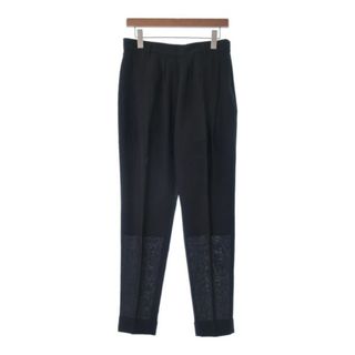 アンドゥムルメステール(Ann Demeulemeester)のANN DEMEULEMEESTER スラックス 38(S位) 黒 【古着】【中古】(スラックス)