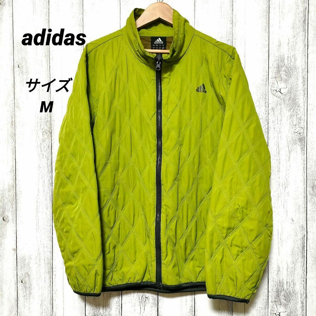 adidas(アディダス)のadidas　アディダス　(M)　キルティングジャケット　ジャンパー　ロゴ メンズのジャケット/アウター(その他)の商品写真