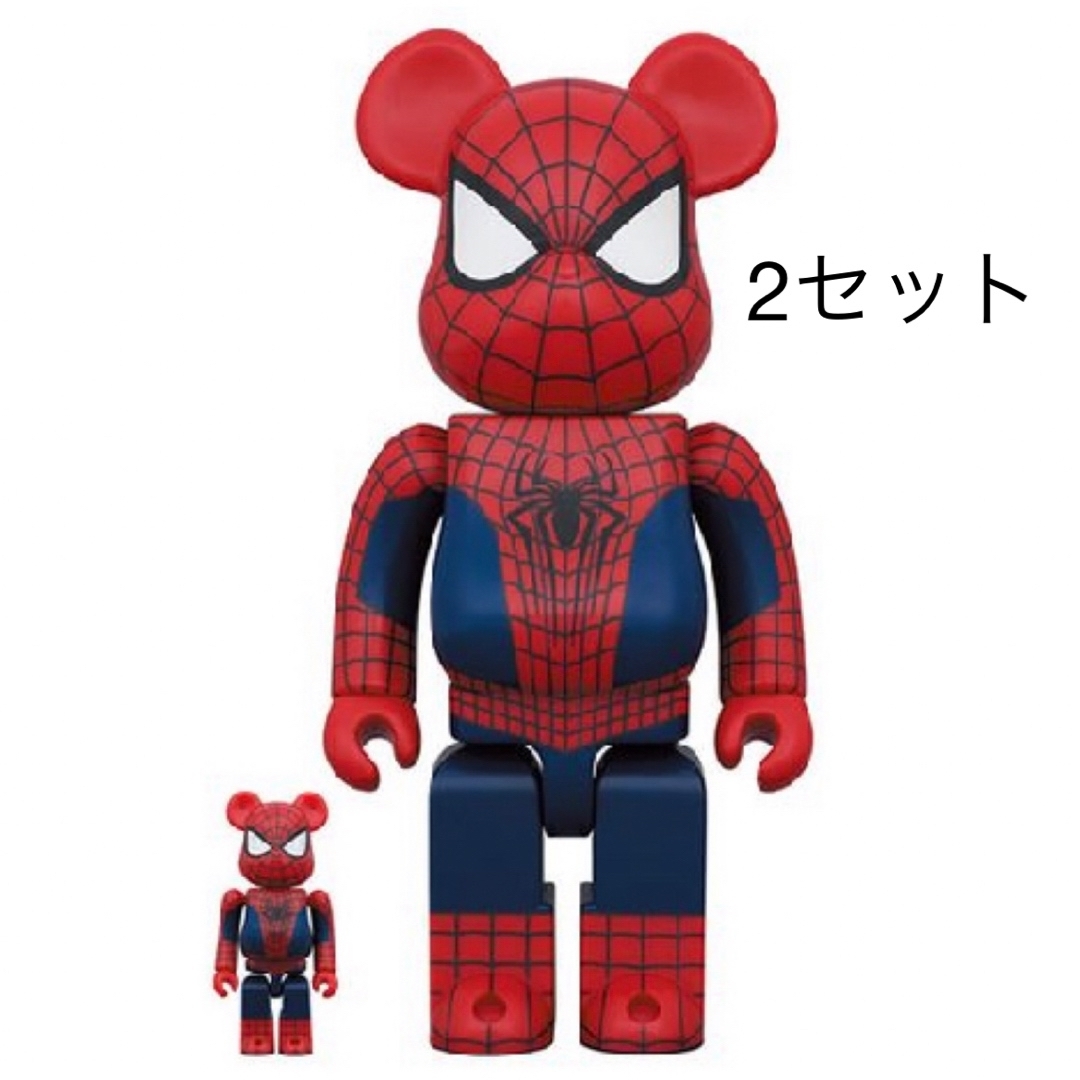 BE@RBRICK THE AMAZING SPIDER-MAN 100 400 エンタメ/ホビーのフィギュア(アメコミ)の商品写真