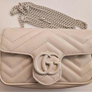 グッチ ミニバッグ ショルダーバッグ(レディース)(ホワイト/白色系 グッチ ミニバッグ ショルダーバッグ(レディース)(ホワイト/白色系
