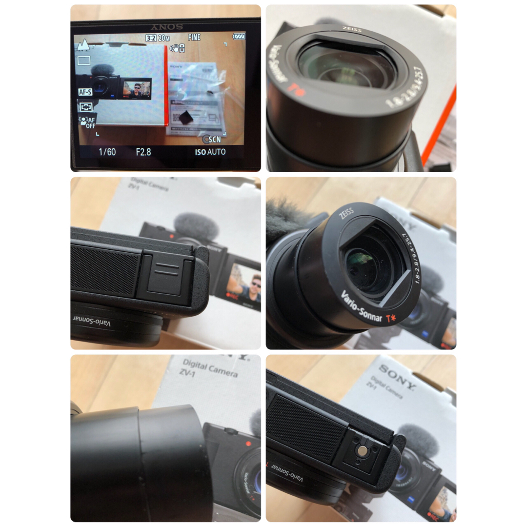 SONY(ソニー)のSONY VLOGCAM ZV-1＆GP-VPT2BTセット（オプション付） スマホ/家電/カメラのカメラ(コンパクトデジタルカメラ)の商品写真