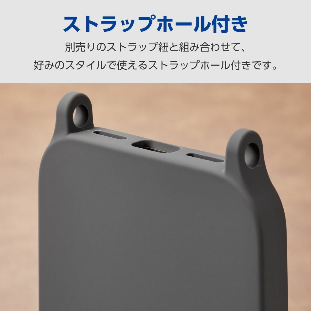 【数量限定】エレコム iPhone15 Pro ケース ショルダー ストラップホ 2
