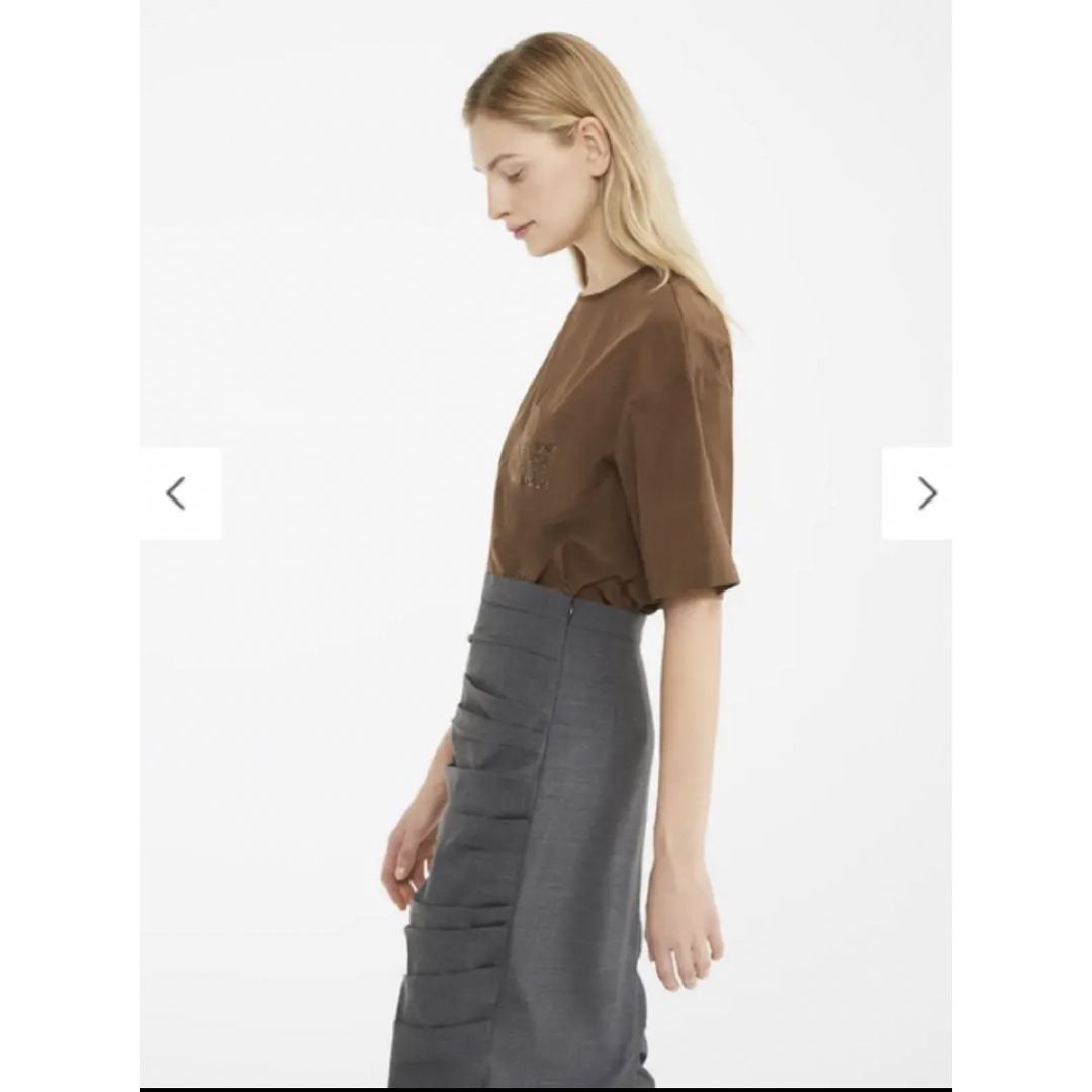 Max Mara(マックスマーラ)の新品タグ付き◆MAX MARA タフタTシャツ レディースのトップス(シャツ/ブラウス(半袖/袖なし))の商品写真