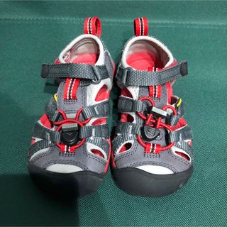 キーン(KEEN)のkeenキーン　シーキャンプ　17.0 グレー×レッド(サンダル)