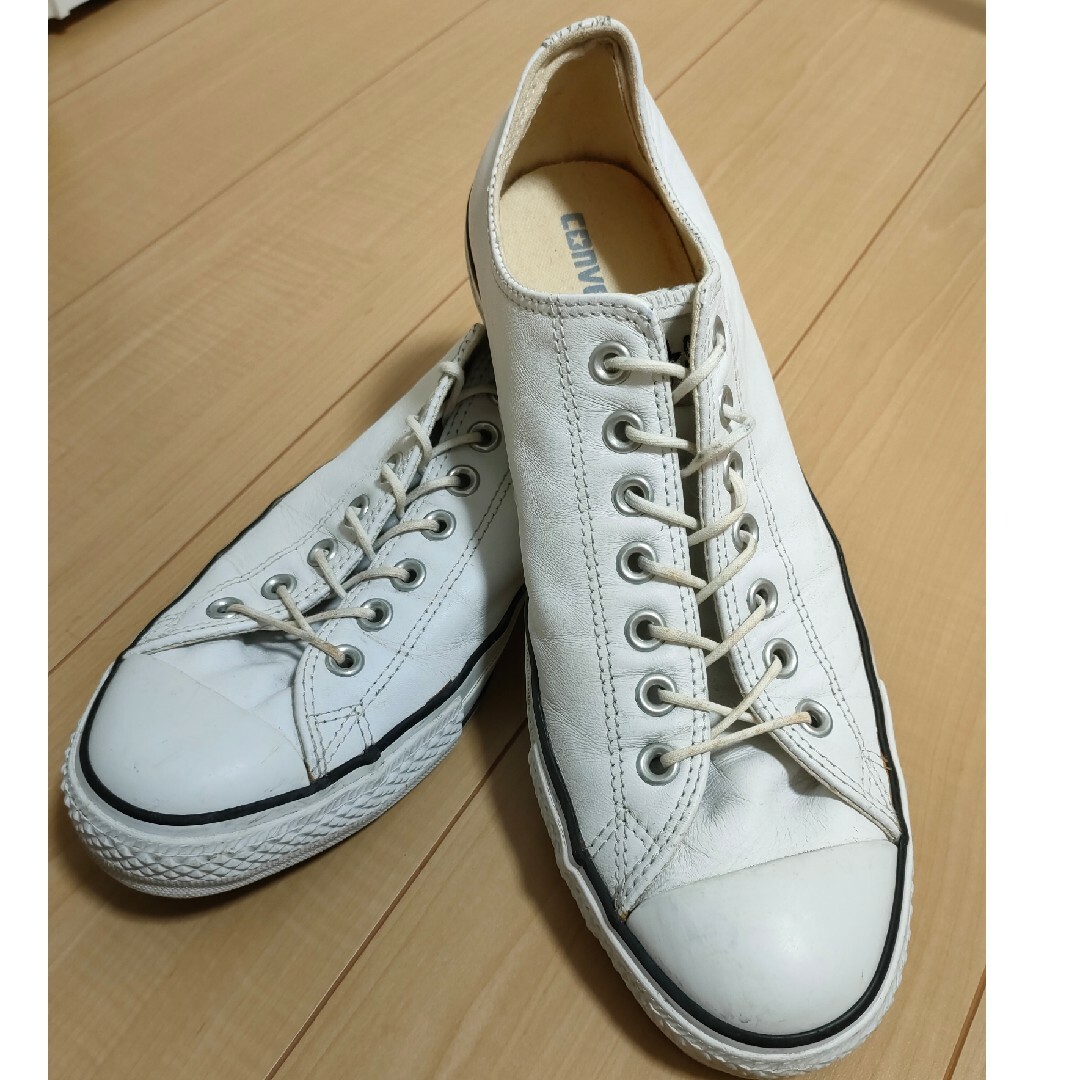 CONVERSE　ALLSTAR レザー　ホワイト　OX