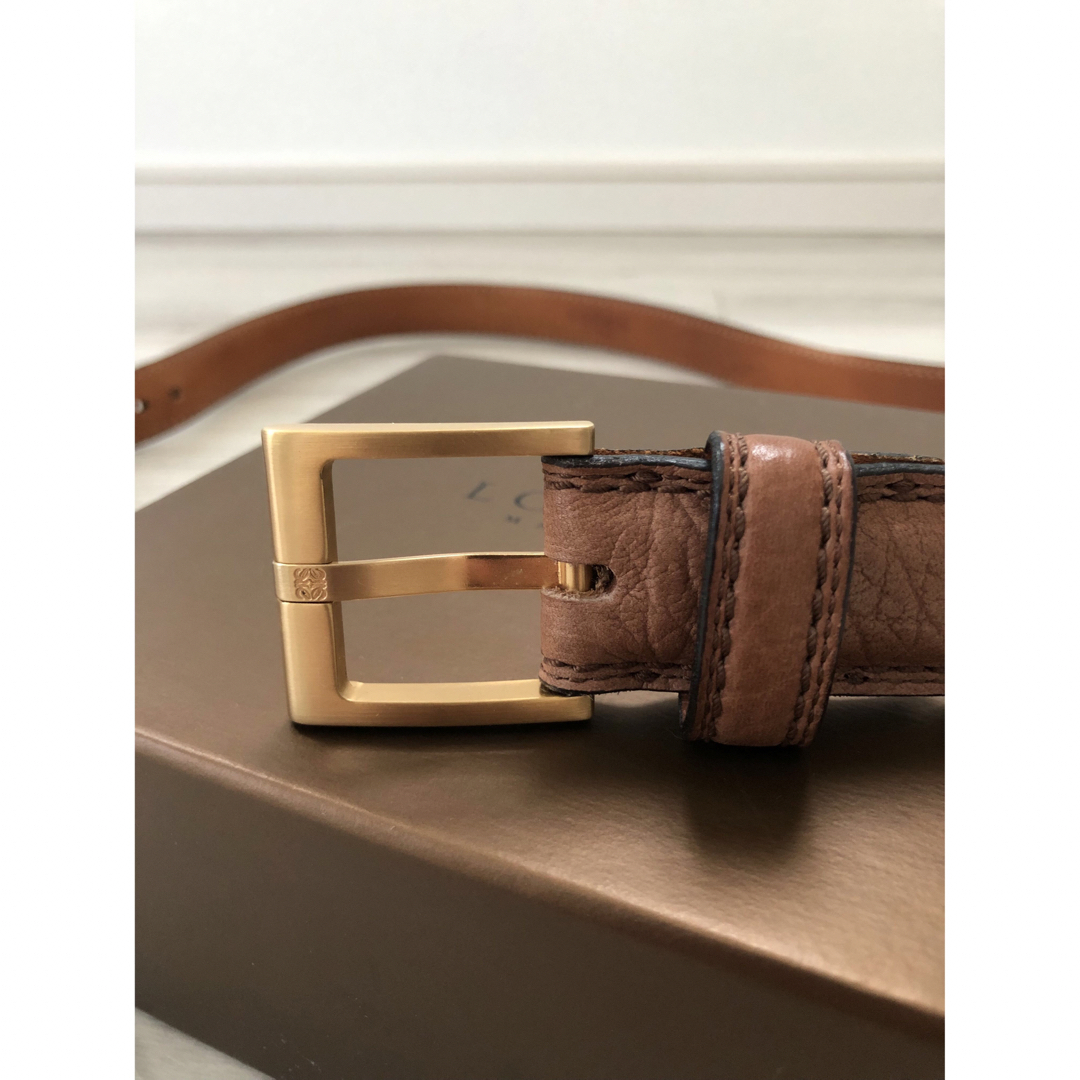 LOEWE - LOEWE ロエベ ベルト ブラウン 本革の通販 by のすけ's shop