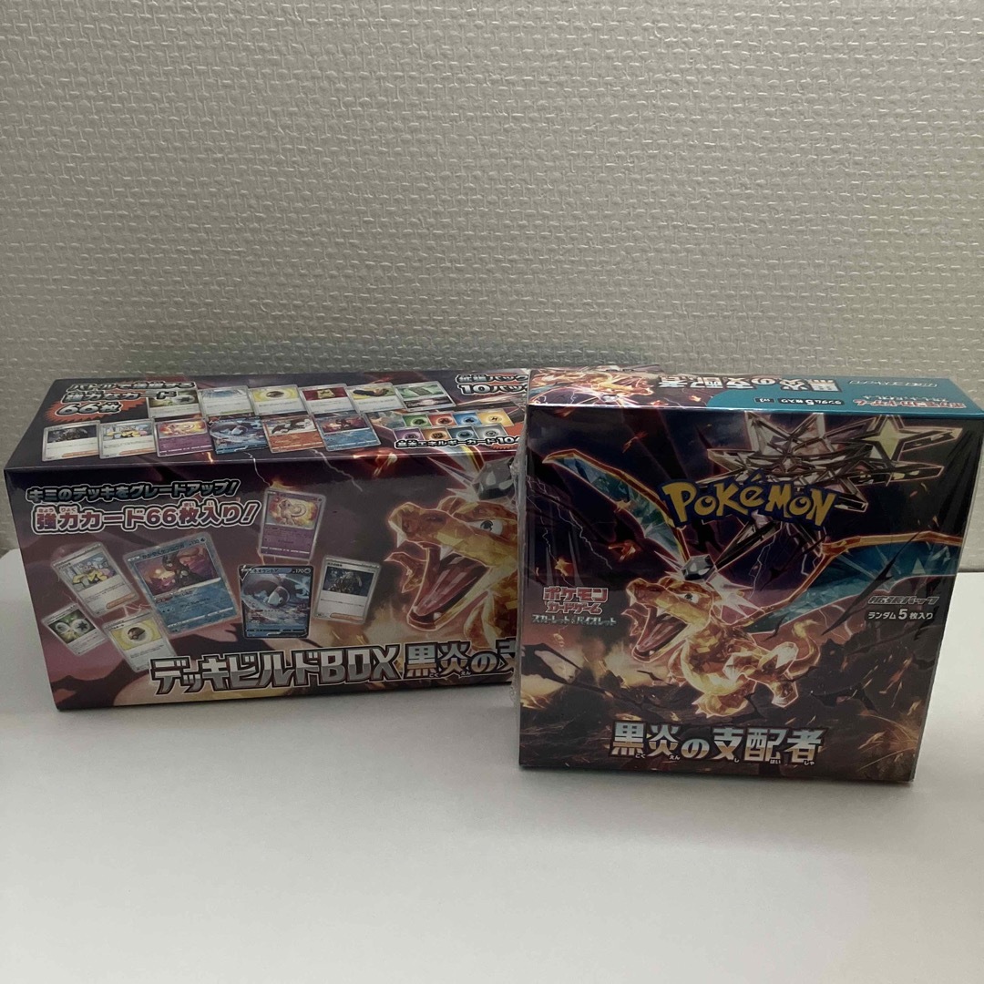 ポケモンカード 黒炎の支配者 ビルドデッキ1BOX    シュリンク有