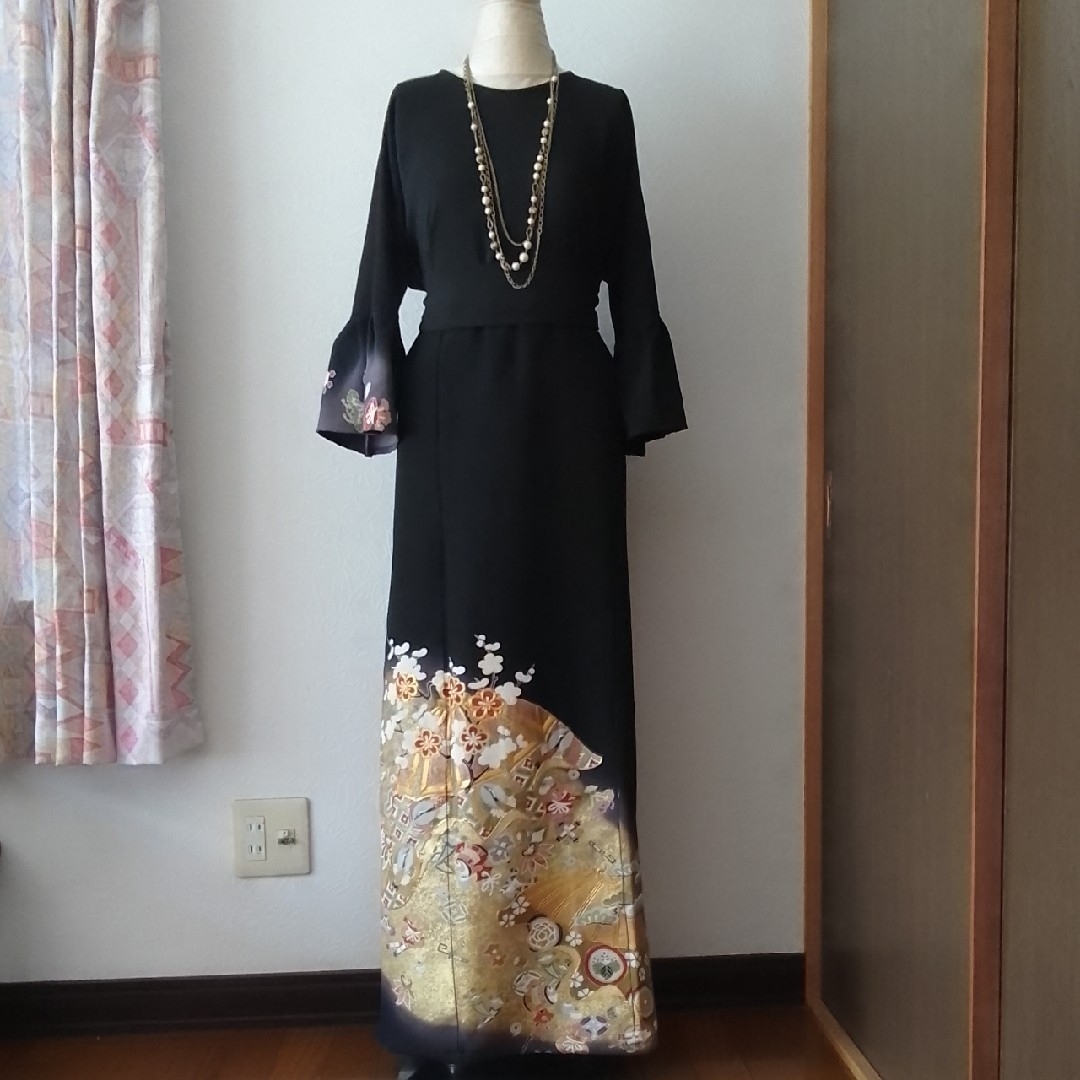 着物リメイク　留袖ドレスフォーマル/ドレス