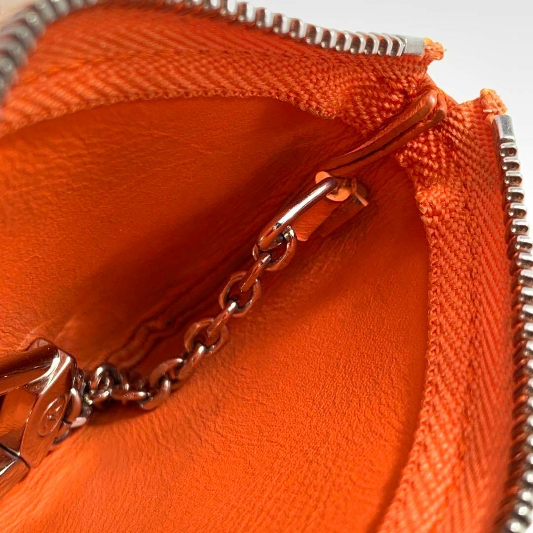 LOUIS VUITTON - 極美品✨ヴィトン✨ポシェットクレ✨オレンジ✨コイン