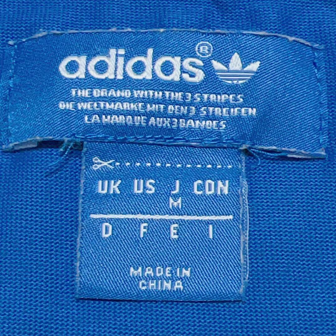 adidas(アディダス)のadidas アディダス Tシャツ ドット柄 トレフォイル ブルー M メンズのトップス(Tシャツ/カットソー(半袖/袖なし))の商品写真