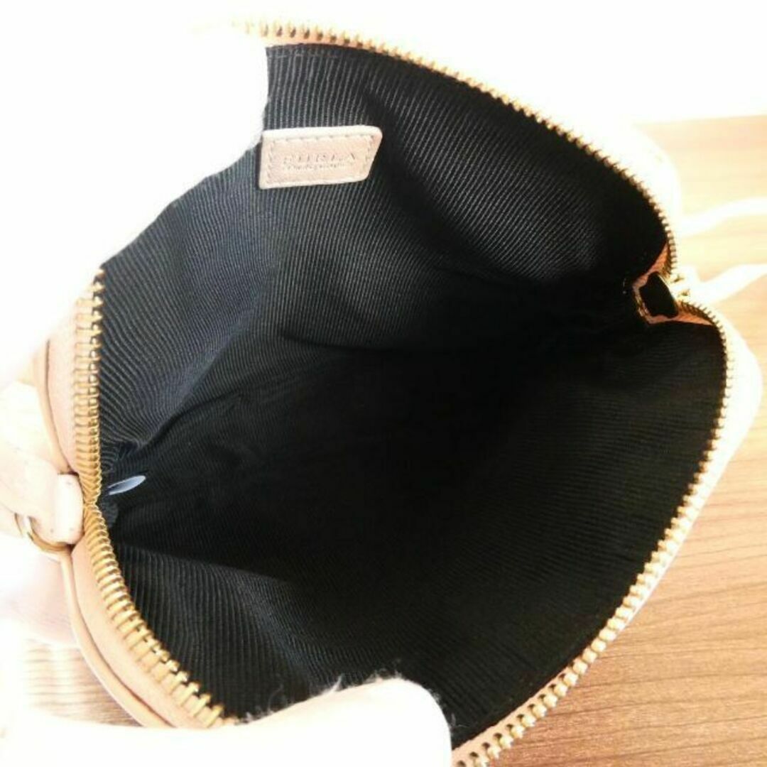 Furla - ほぼ美品 フルラ レザー ハート ミニ ショルダーバッグ