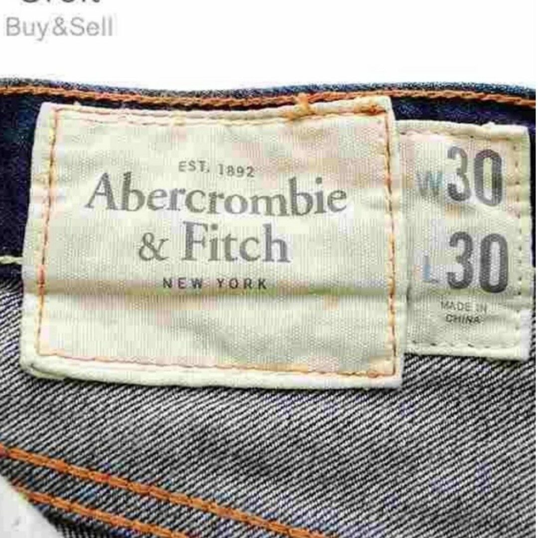 Abercrombie&Fitch(アバクロンビーアンドフィッチ)の【極美品】新品価格1.3万円 アバクロンビー NORTON クラシックストレート メンズのパンツ(デニム/ジーンズ)の商品写真