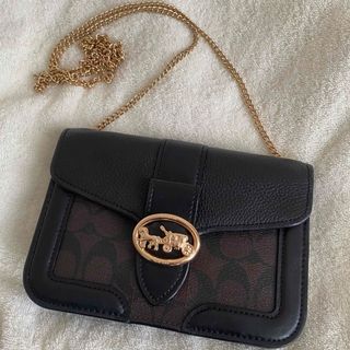 コーチ(COACH)のcoach ショルダー チェーンバッグ ラグジュアリー(ショルダーバッグ)