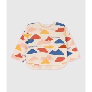 プチバトー(PETIT BATEAU)のプチバトー　チュビックプリント長袖Ｔシャツ　カラフル(シャツ/カットソー)