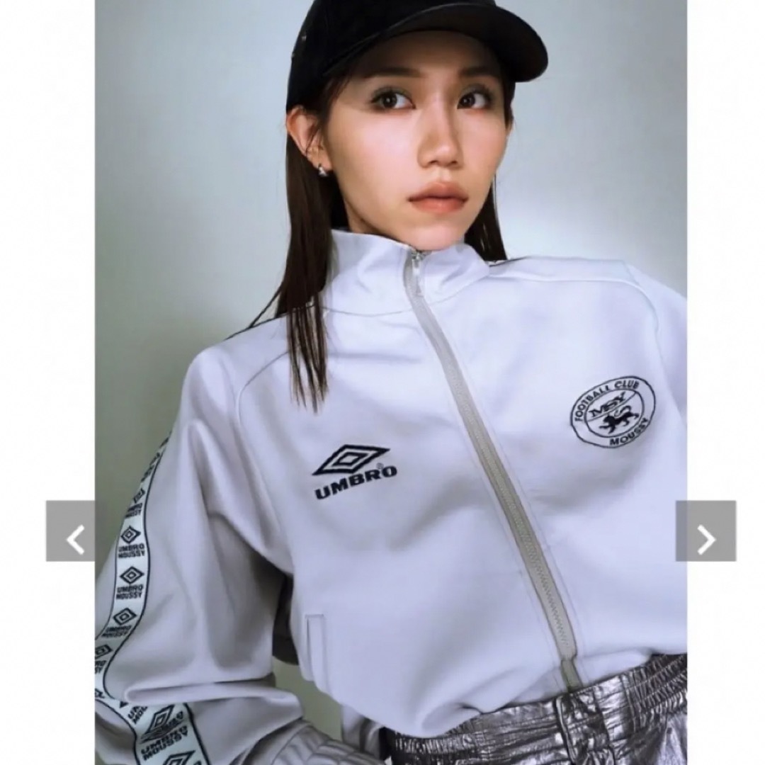 moussy(マウジー)のMOUSSY UMBRO JERSEY トップス♡グレー レディースのジャケット/アウター(その他)の商品写真