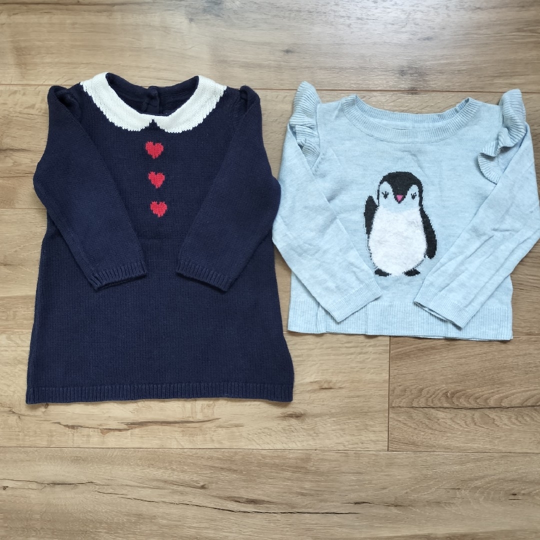 babyGAP(ベビーギャップ)のベビー　セーター　女の子　babyGap　70cm 90cm キッズ/ベビー/マタニティのベビー服(~85cm)(ニット/セーター)の商品写真