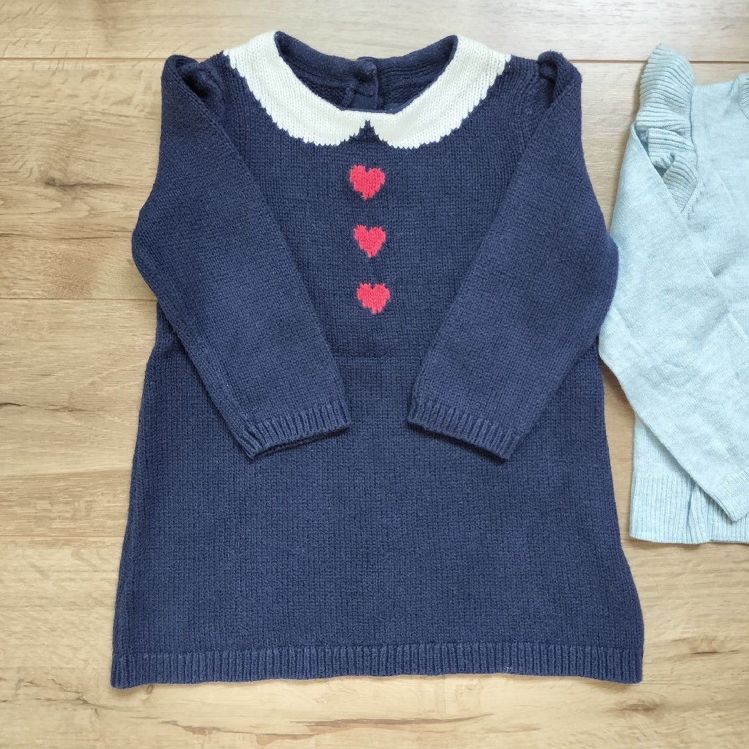 babyGAP(ベビーギャップ)のベビー　セーター　女の子　babyGap　70cm 90cm キッズ/ベビー/マタニティのベビー服(~85cm)(ニット/セーター)の商品写真