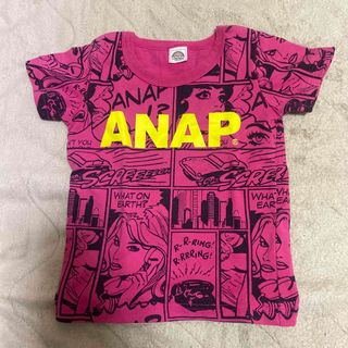 アナップ(ANAP)のキッズ 幼児 tシャツ トップス カットソー 95cm mサイズ(Tシャツ/カットソー)