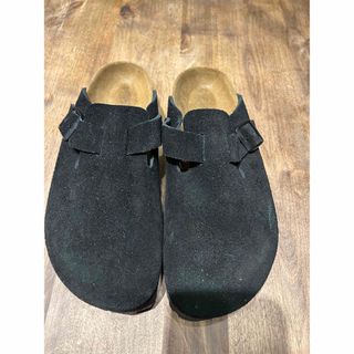 ビルケンシュトック(BIRKENSTOCK)の新品 ビルケンシュトック ボストン　ブラック　38(スリッポン/モカシン)