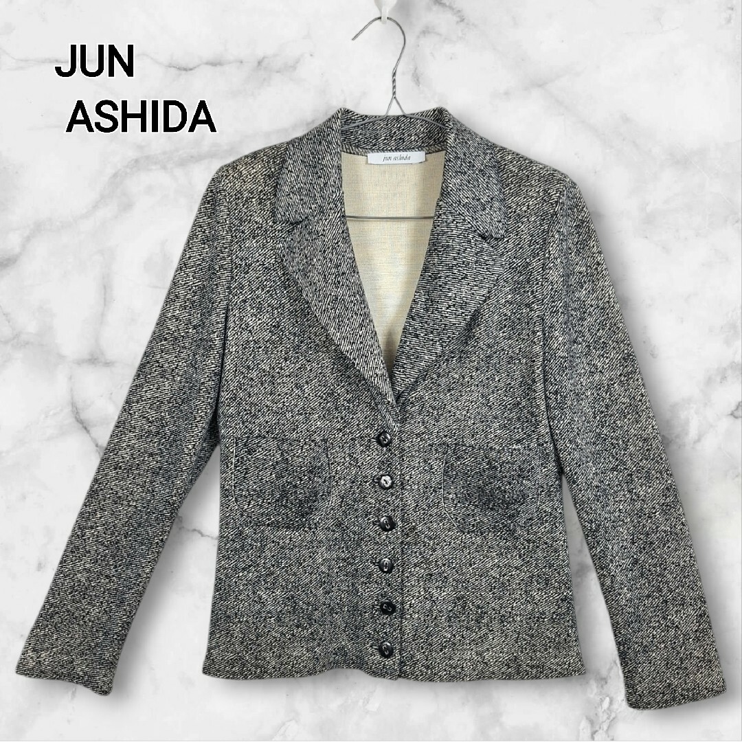 美品 jun ashida ストレッチウールジャケット