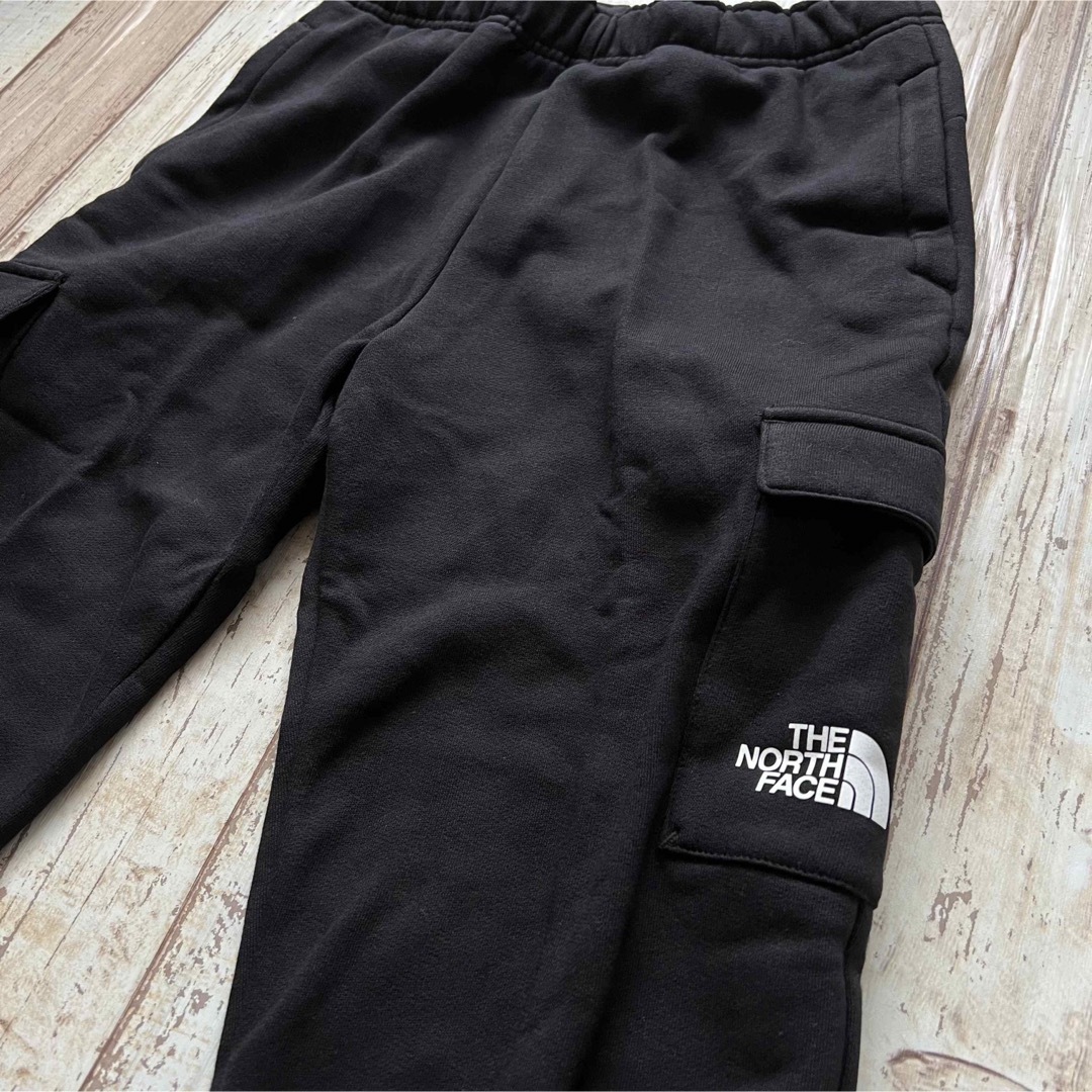 【海外限定】TNF カーゴパンツ メンズ　ジュニア　ブラック　 170