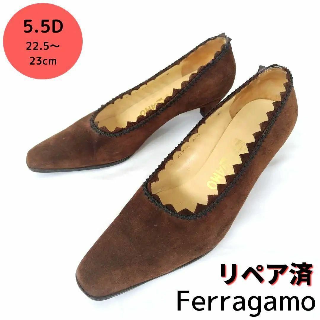 Salvatore Ferragamo - 良品❤フェラガモ【Ferragamo】スエード