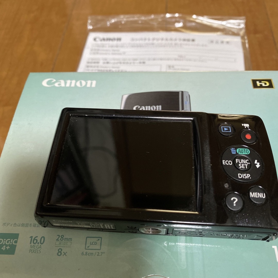 Canon - キヤノン デジタルカメラ IXY120 ブラック(1台)の通販 by