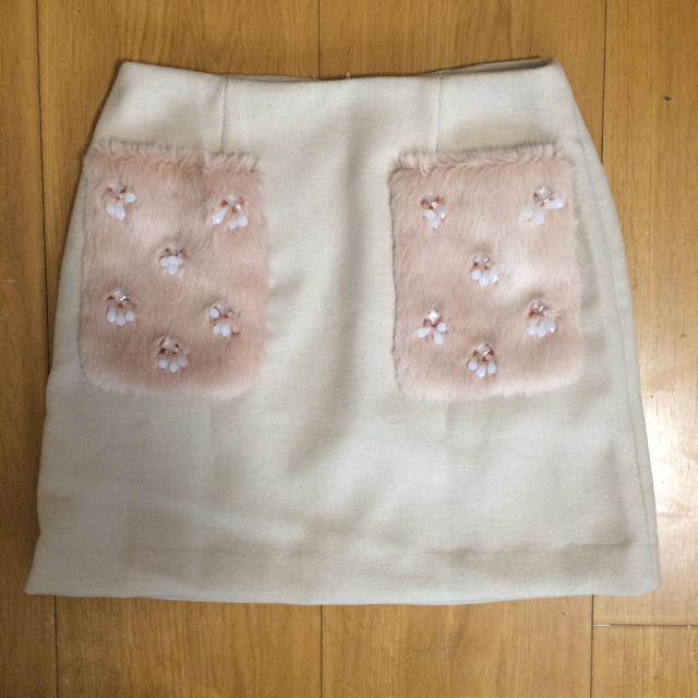 Lily Brown(リリーブラウン)のlily brown ファービジュースカート レディースのスカート(ミニスカート)の商品写真