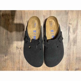 ビルケンシュトック(BIRKENSTOCK)の新品 ビルケンシュトック ボストン　ブラック　40(スリッポン/モカシン)