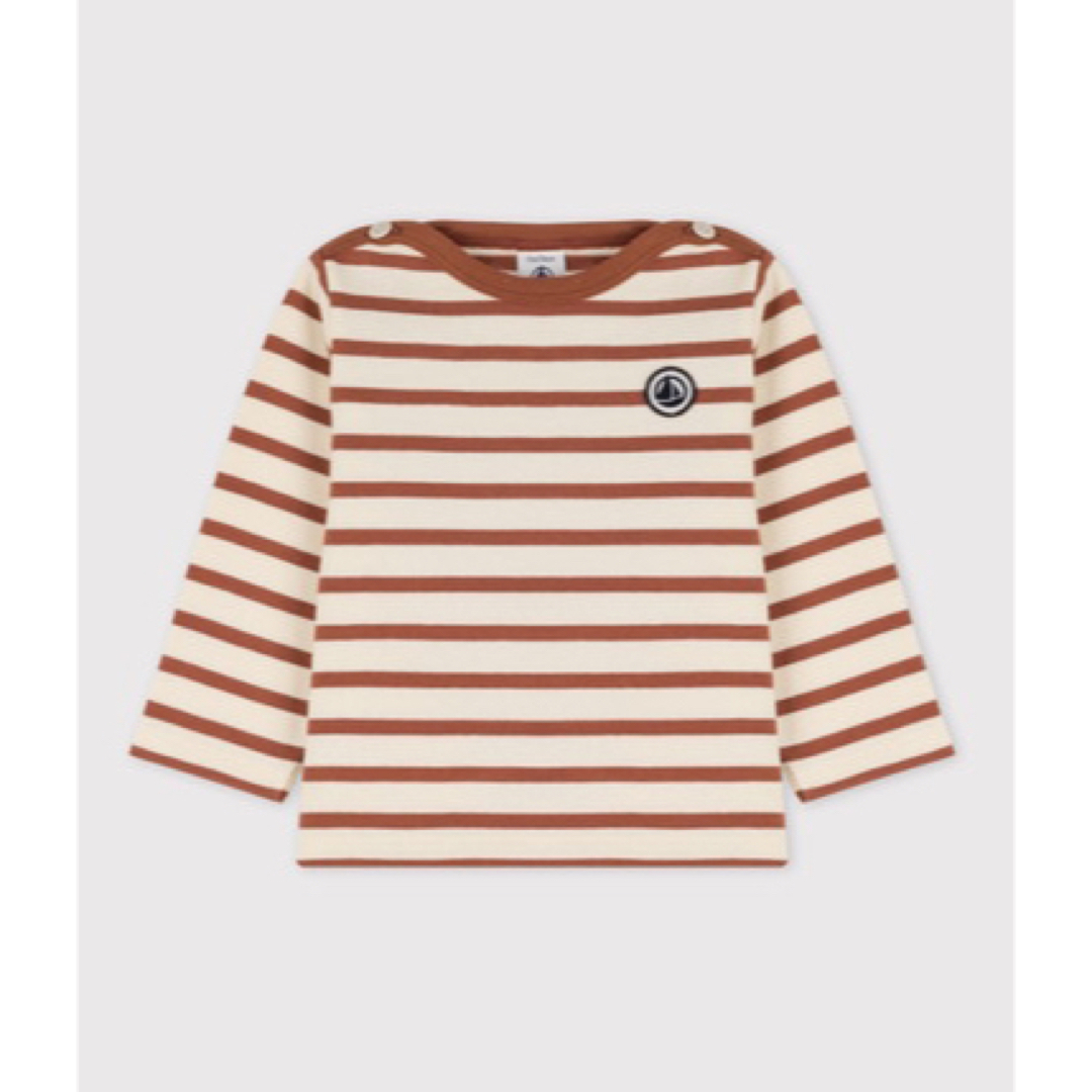 PETIT BATEAU(プチバトー)のプチバトー　マリニエール長袖プルオーバー キッズ/ベビー/マタニティのベビー服(~85cm)(トレーナー)の商品写真