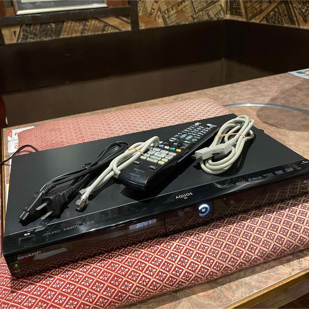 シャープブルーレイレコーダー,BD-W520、、外付けHDD機能、付 シャープブルーレイレコーダー,BD-W520、、外付けHDD機能、付