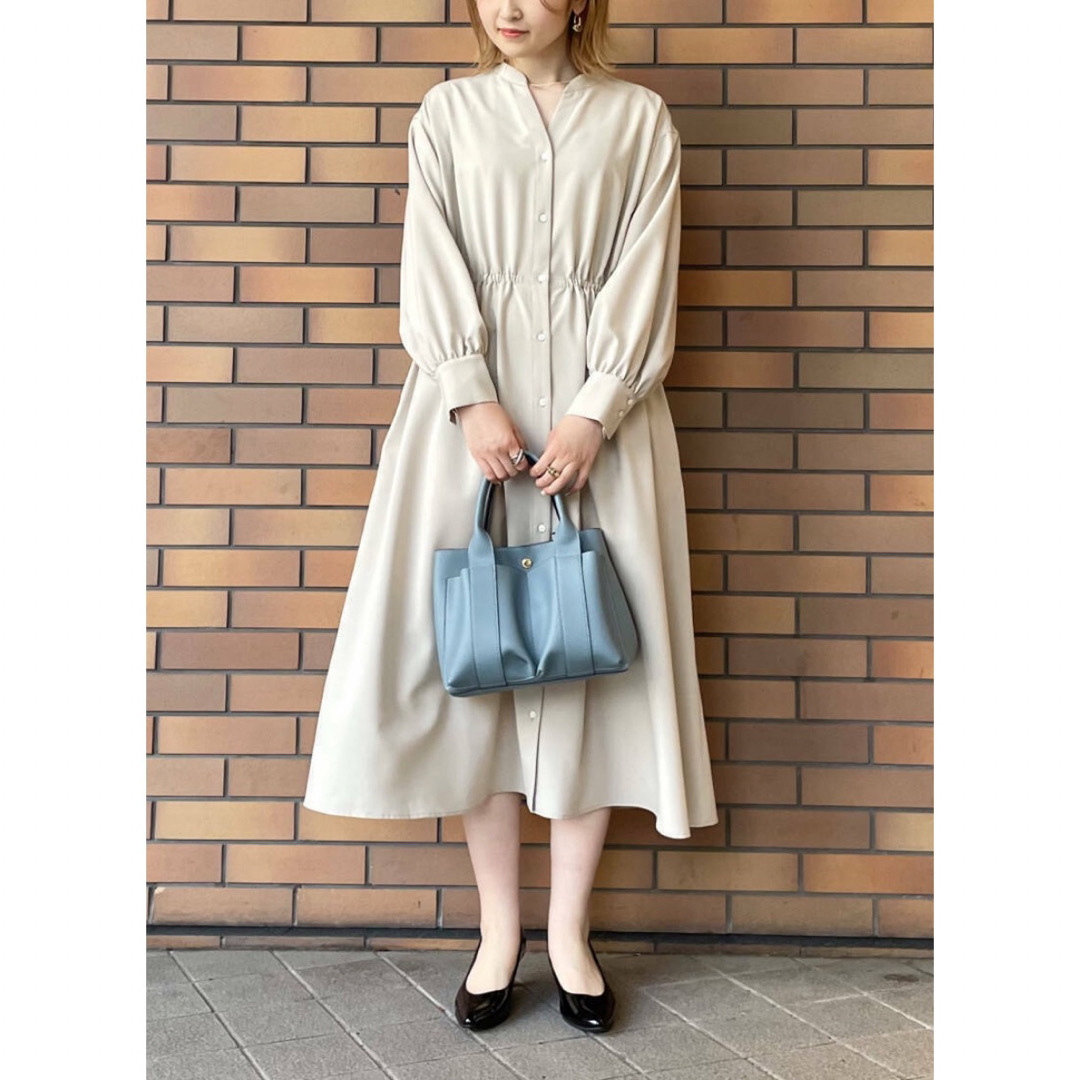URBAN RESEARCH ROSSO - 4/9〆◎春シャツワンピース長袖ベージュ URBAN RESEARCH ROSSO - 4/9〆◎春シャツワンピース長袖ベージュ
