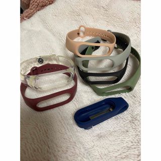 シャオミ(Xiaomi)の Xiaomi Mi Band 4 / Mi Band 3 換えバンド・クリップ(ラバーベルト)