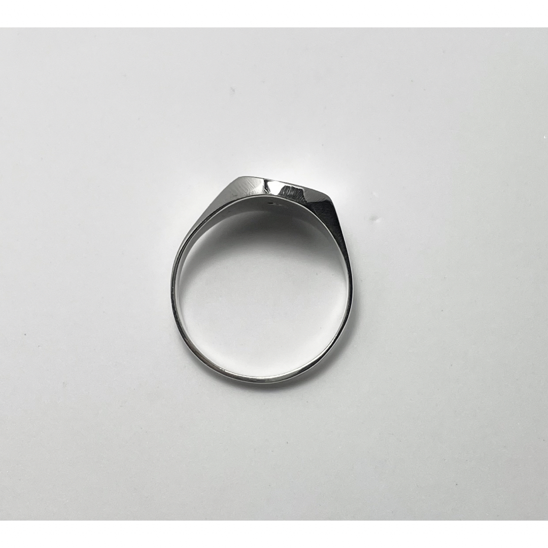印台シルバー925指輪　リングSilver925Ringシグネット24.5号fL メンズのアクセサリー(リング(指輪))の商品写真