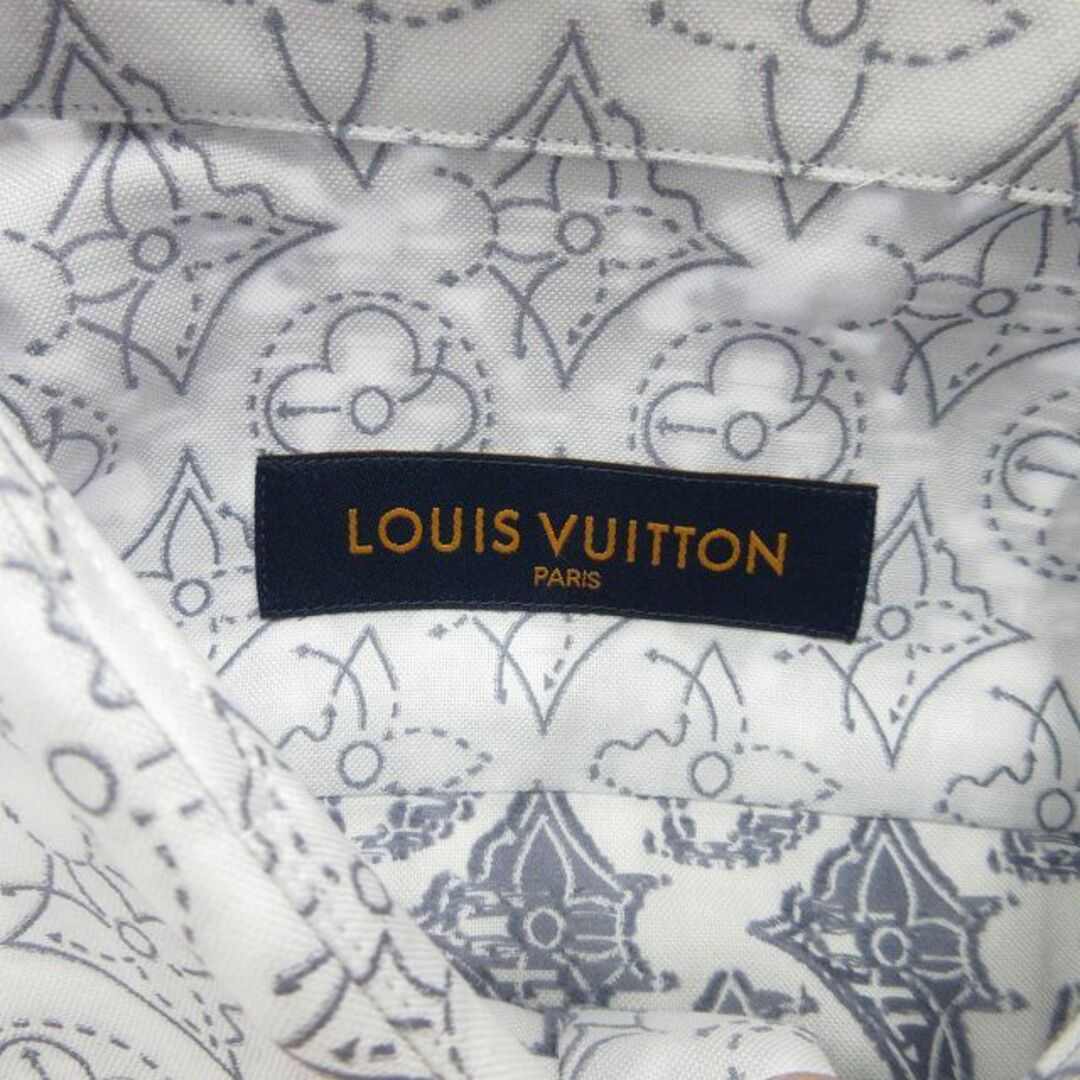 極美品 21aw ルイヴィトン LOUIS VUITTON モノグラム シャツ