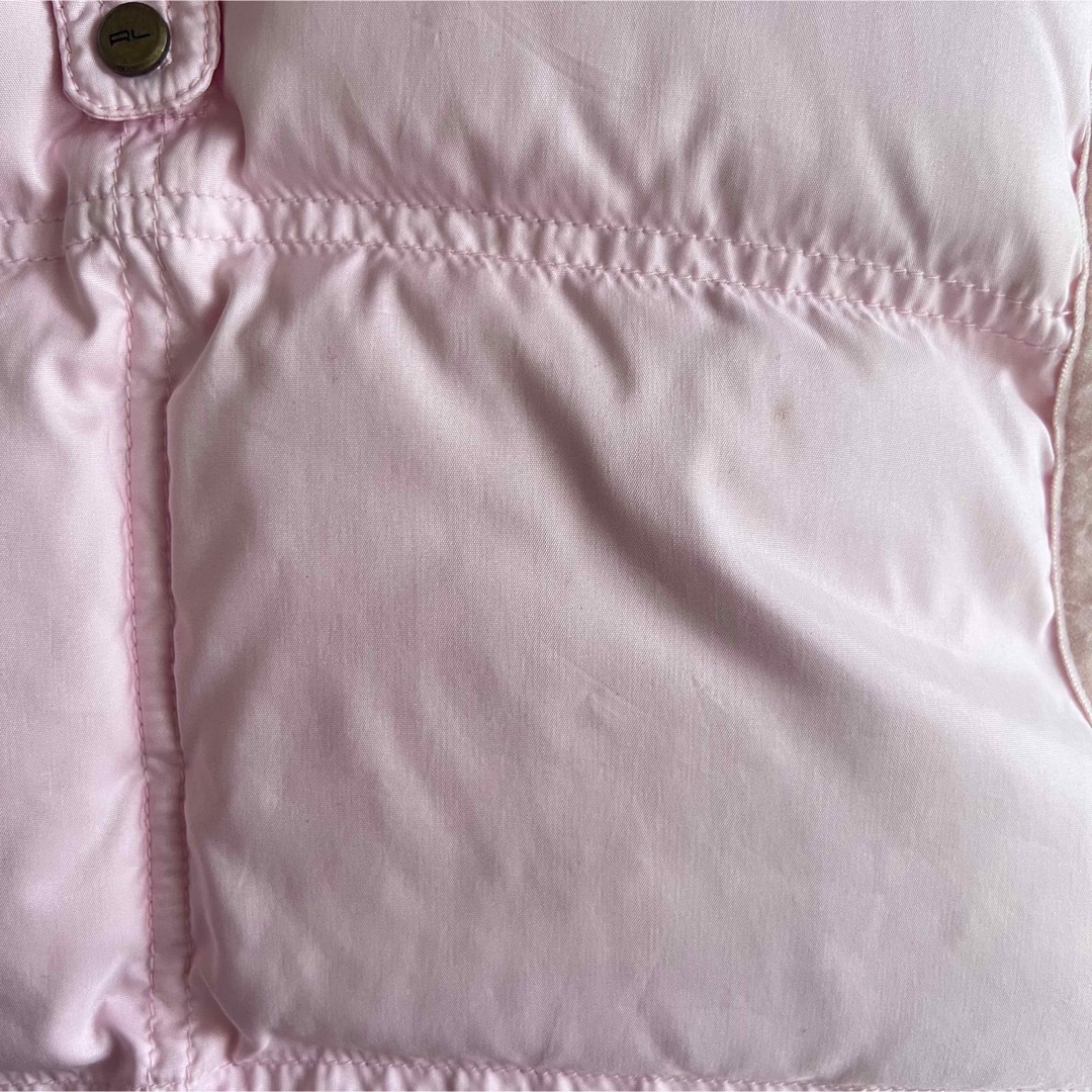 POLO RALPH LAUREN - ラルフローレン ピンクダウンベスト M8/10(140)の