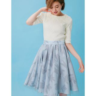 ダズリン(dazzlin)の[美品] dazzlin パステルモノトーンフレアスカート👗💕(ひざ丈スカート)