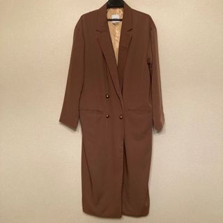 アメリヴィンテージ(Ameri VINTAGE)のameri vintage ロングジャケット　ブラウン　アメリヴィンテージ(ロングコート)