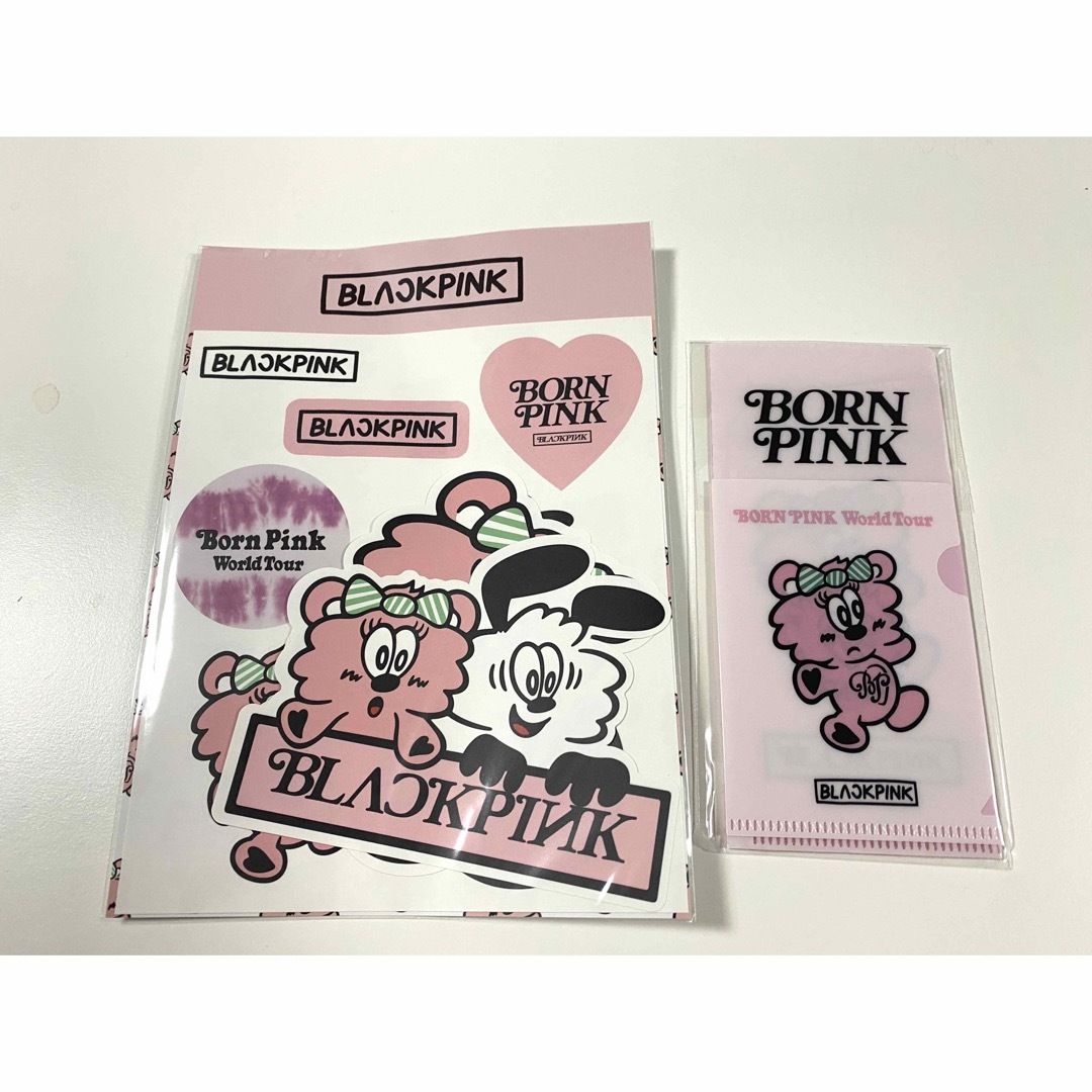 BLACKPINK VERDY ポップアップ　ステッカー　ミニクリアファイル エンタメ/ホビーのタレントグッズ(アイドルグッズ)の商品写真