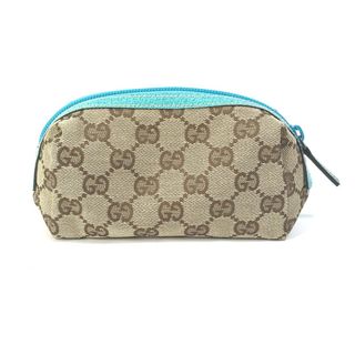 Gucci - グッチ GUCCI 29596 GG コスメポーチ 小物入れ 化粧ポーチ GG