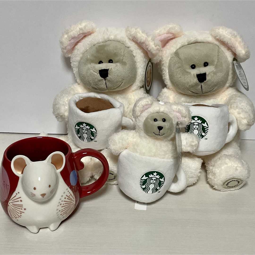 【新品未使用】Starbucks ニューイヤー☆ねずみセット②starbucksjapan