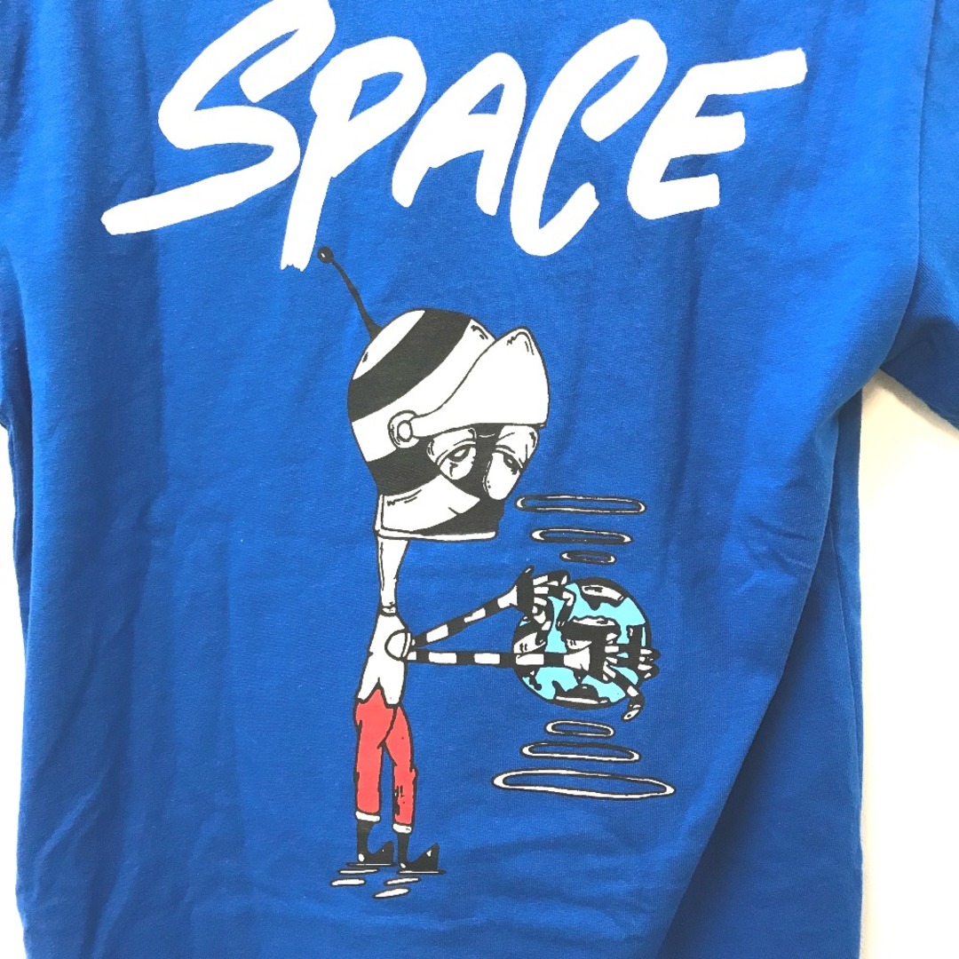 CHROME HEARTS クロムハーツ 20SS×MATTY BOY PPO Space Tee×マッティボーイ スペースプリントクルーネック半袖Tシャツ ブルー