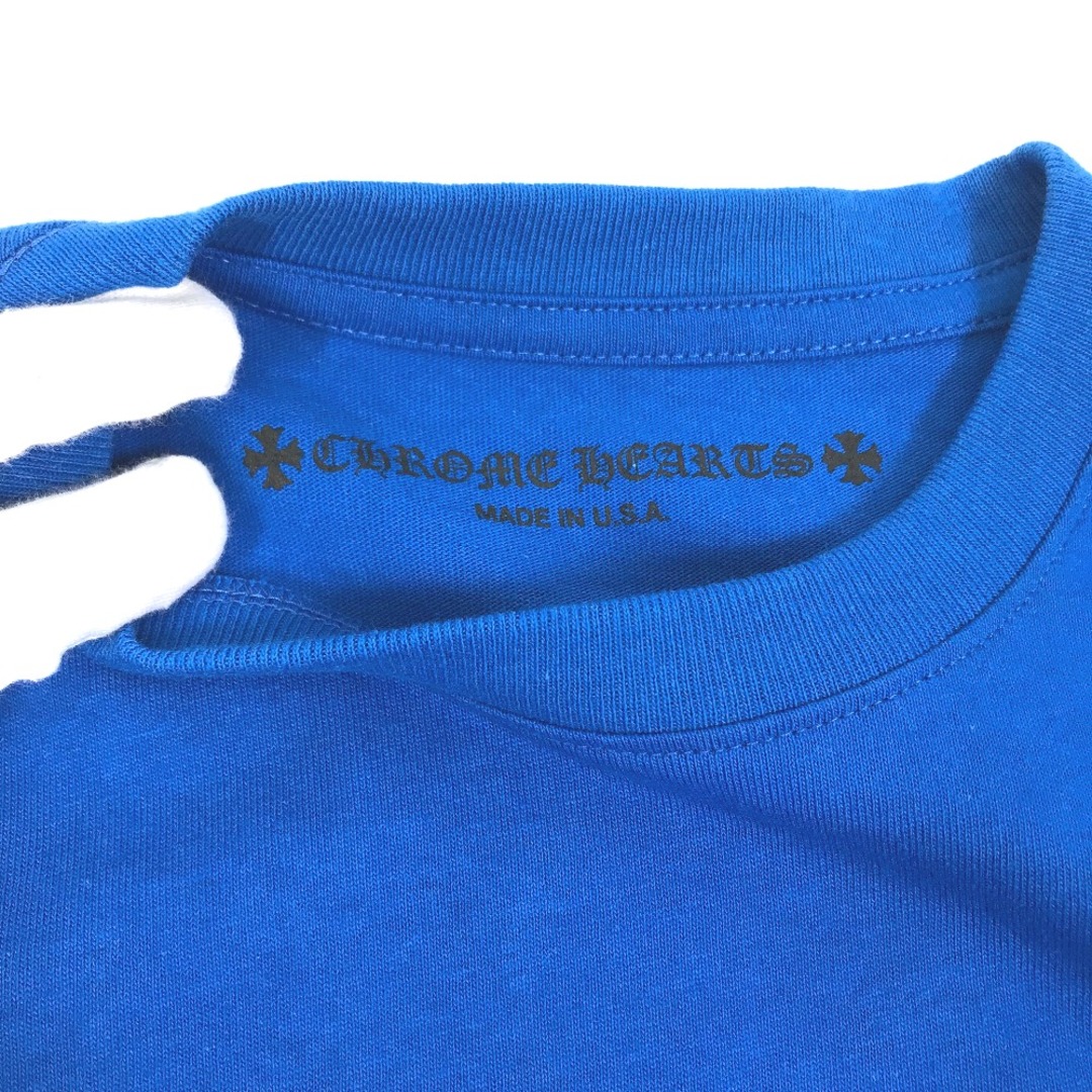 Chrome Hearts(クロムハーツ)のクロムハーツ CHROME HEARTS MATTY BOY バックプリント PPO SPACE マッティボーイ アパレル 半袖Ｔシャツ コットン ブルー メンズのトップス(Tシャツ/カットソー(半袖/袖なし))の商品写真