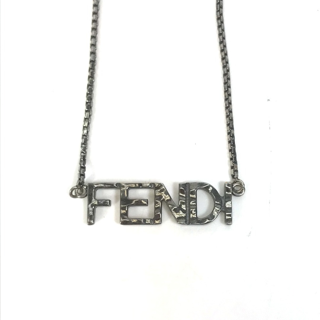 アクセサリーフェンディ FENDI ロゴ アクセサリー ネックレス メタル シルバー系