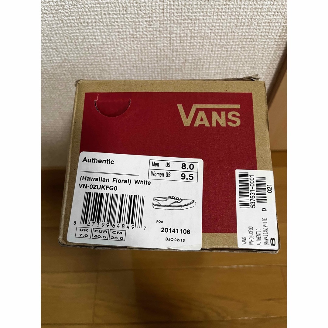 VANS Authentic ハイビスカス 4