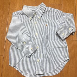 ラルフローレン(Ralph Lauren)のラルフローレン ストライプシャツ サイズ80(シャツ/カットソー)