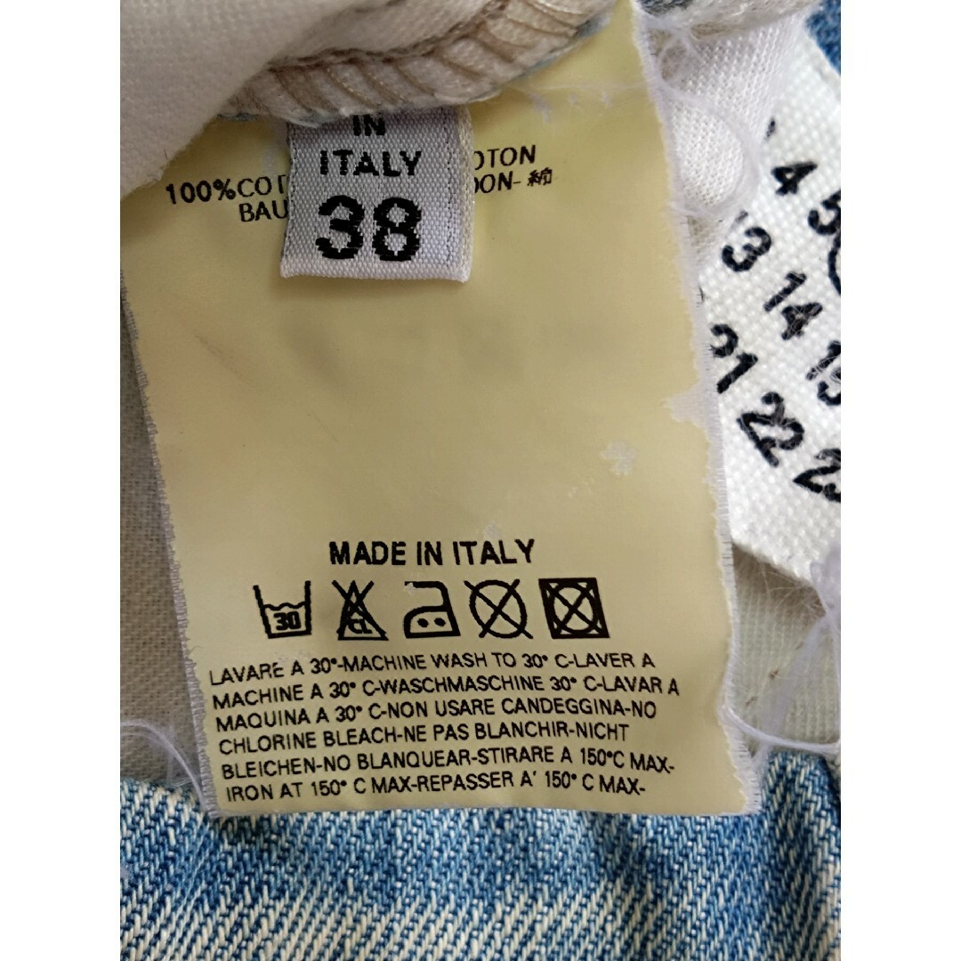 Maison Martin Margiela(マルタンマルジェラ)のMaison Martin Margiela ここのえタグ デニムパンツ 38 レディースのパンツ(デニム/ジーンズ)の商品写真