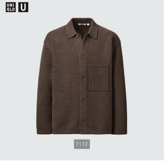 UNIQLO - 【新品未使用】ユニクロユー UNIQLOU ニットオーバーシャツ ...