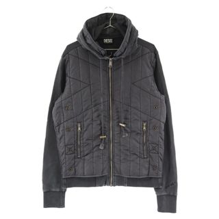 ディーゼル(DIESEL)のDIESEL ディーゼル J-VESTER ジップアップジャケット ジップアップパーカー グレー A03403(フライトジャケット)