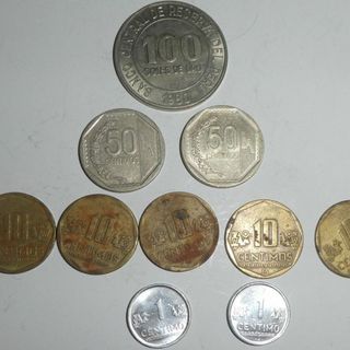 ペルー　コイン10枚セット 　Peru 10　coins(貨幣)